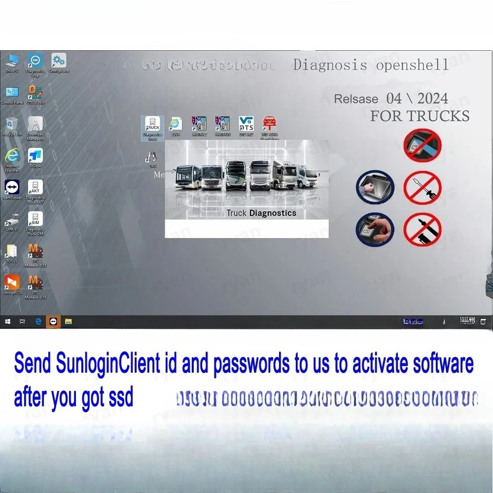 2025.09 C4 Software For Mb Star C4 New SSD For mb star C5 Fit For Most laptops PC Full HHT WIN DAS X Vediamo For Truck Car