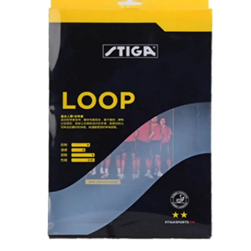 STIGA LOOP-Combinaison de raquette de tennis de table pour débutant polyvalent, originale, 2 étoiles