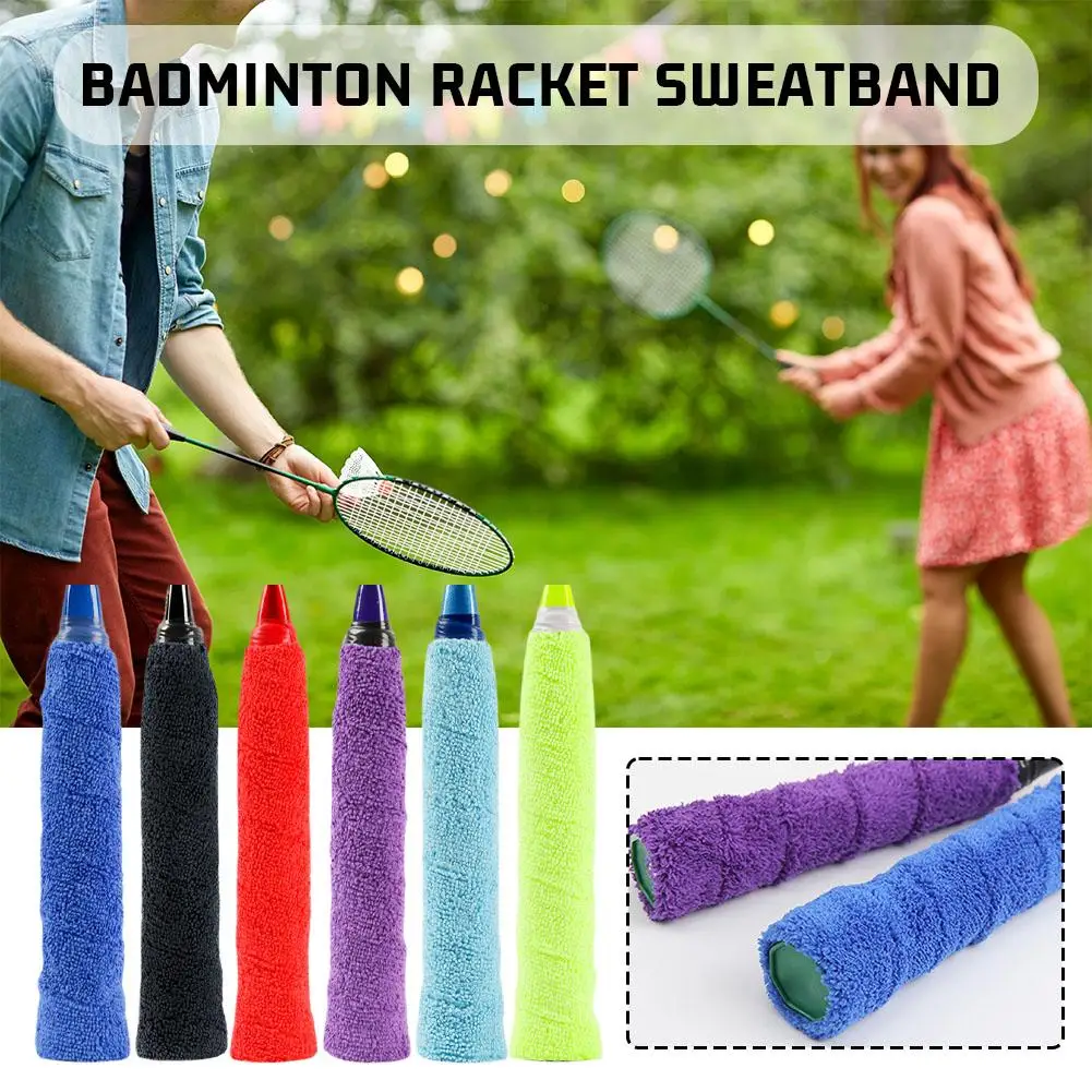 Anti-slip Breathable Sport Over Grip Sweat Band Griffband Grips Tape Racket Badminton Tennis Sweatband Overgrips M4N1