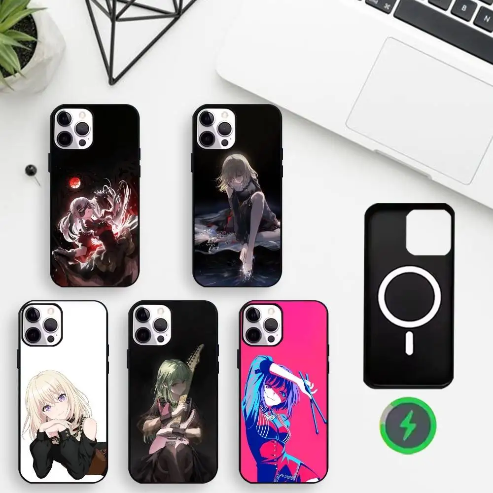 

A-Ave mujica Phone Case For iPhone17,16,15,14,13,12,11 Max Black Wireless Charging Protecitve Cover