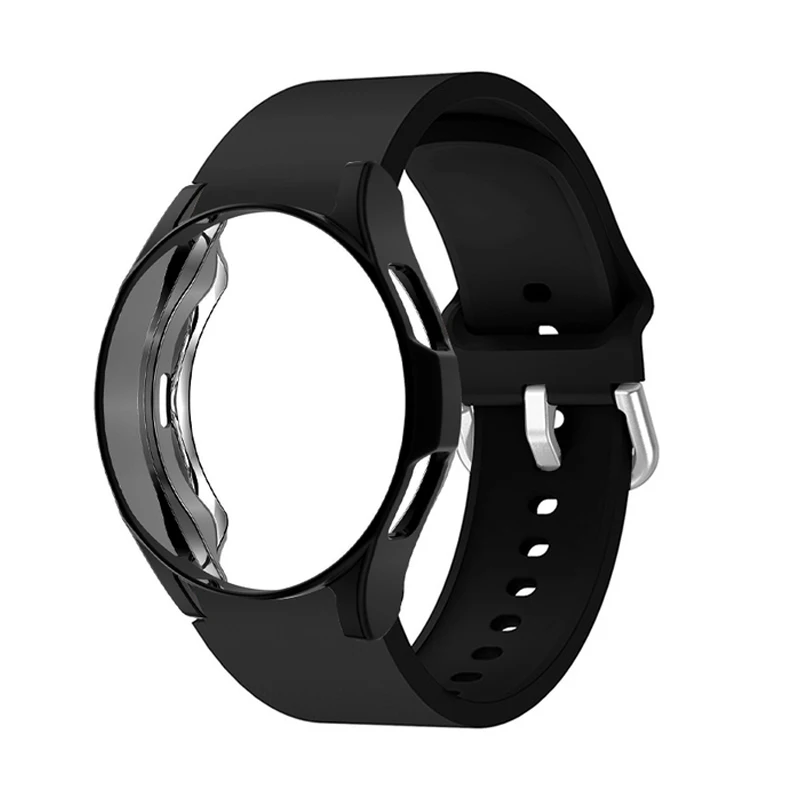 20mm watch Strap+case For Samsung Galaxy Watch 4 classic 46mm 42mm smartwatch Ridge Sport Bracelet Galaxy Watch4 44mm 40mm band image 2