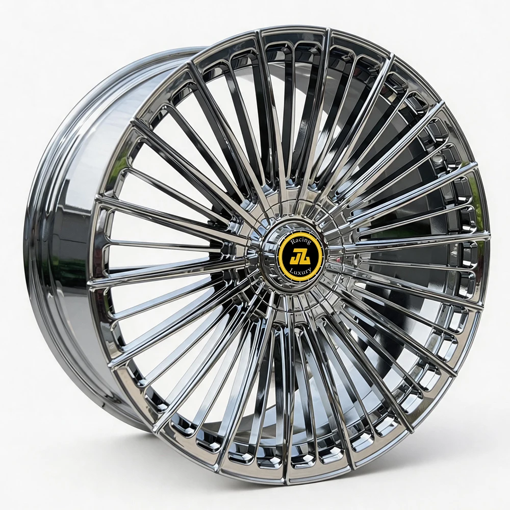 

High end private customization 22 Inch Multi-Spoke Forged Wheels, 5x112/120 PCD High End Alloy Rims for Luxury Passenger Vehicle