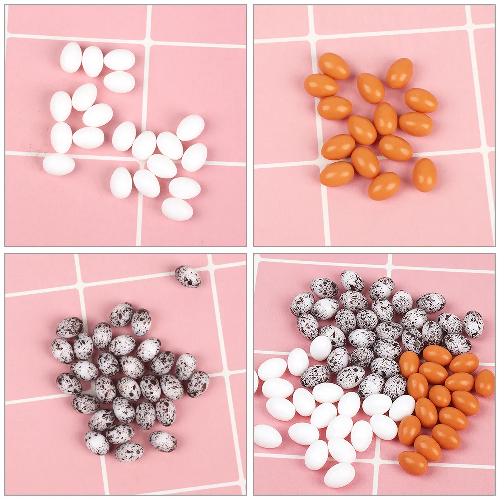

Imitation Eggs Decorations Mini Miniature for Crafts Decorative Home Toys Artificial