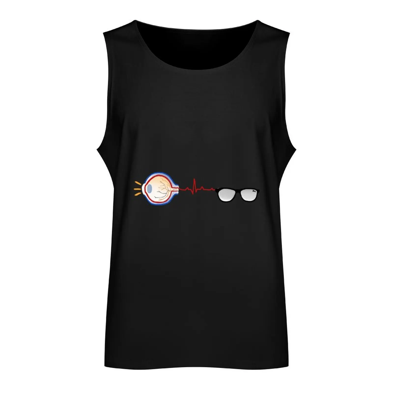 Eye Love Optometry (FULL COLOR, DIE CUT) Tank Top bodybuilding t shirt sleeveless man shirts