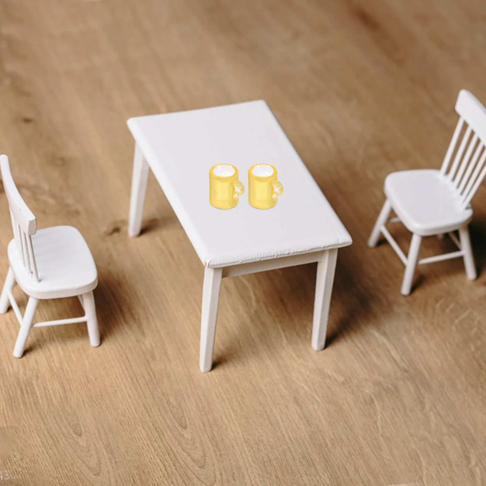 

20Pcs Miniature Beer Cups Resin Detailed 0.59x0.47inch Tiny Glasses Miniature Kitchen Decoration Accessories Creative Photo