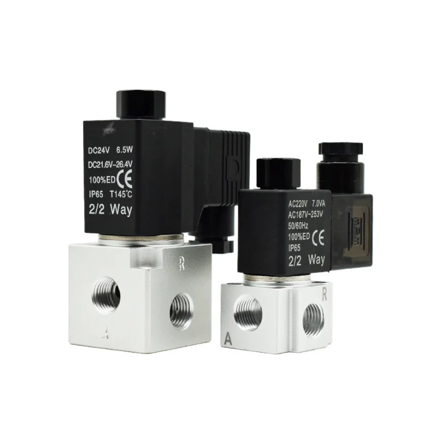 Pneumatic 2-position 3-way High-Flow Vacuum Solenoid Valve 3V2-06/3V2-08 NC Type/NO Type