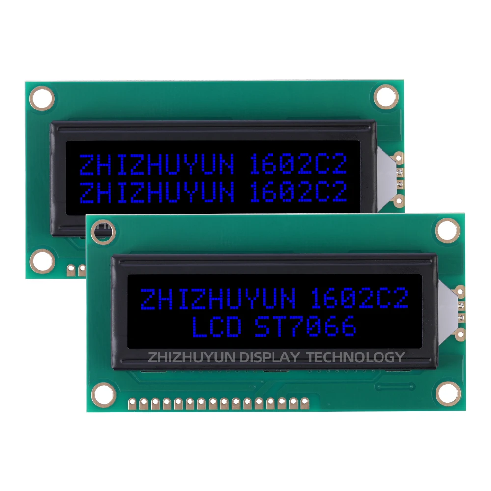 Supporta lo schermo LCD 1602 c2 personalizzato BTN pellicola nera testo bianco interfaccia IIC I2C 5V per Arduino