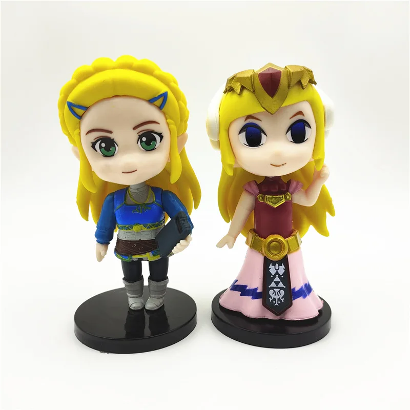 6 Stück/Set Spiel The Legend of Zelda Link Niedliche PVC-Actionfiguren Spielzeug 10cm – Detail 7