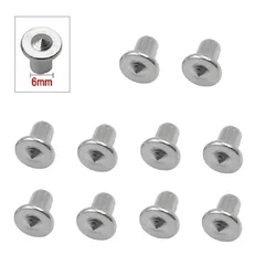 10Pcs Dowel Centre Point Pins 6/8/10/12mm Wood Timber Marker Hole Tenon Center Woodworking Tenon Center Positioning Pin Dowel