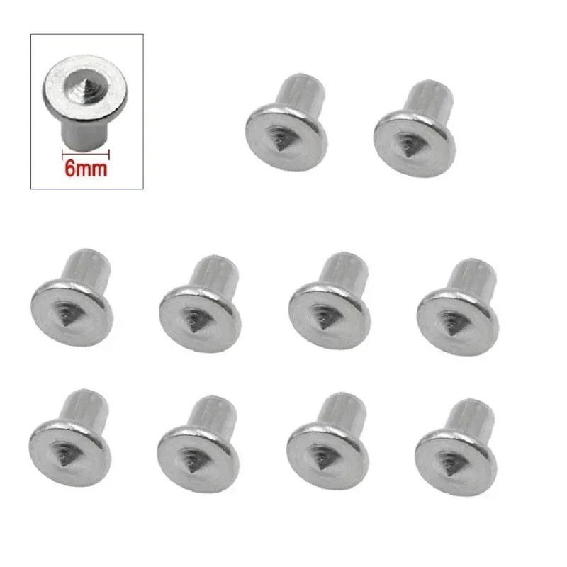 10Pcs Dowel Centre Point Pins 6/8/10/12mm Wood Timber Marker Hole Tenon Center Woodworking Tenon Center Positioning Pin Dowel
