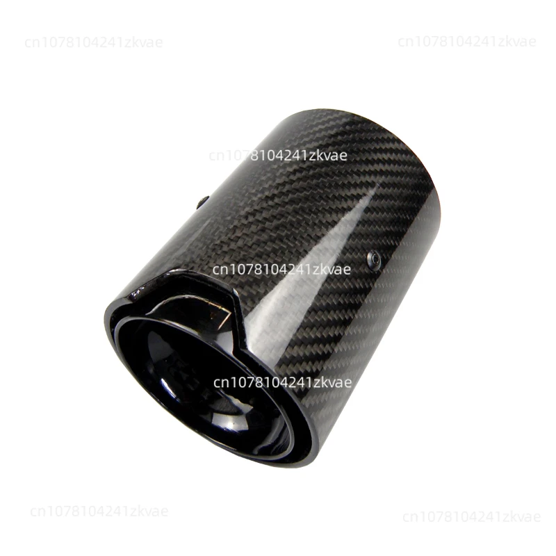 Black Coated Carbon Fiber Exhaust Tip Muffler For M Performance exhaust pipe M2 F87 M3 F80 M4 F82 F83 M5 F10 M6 F12 F13