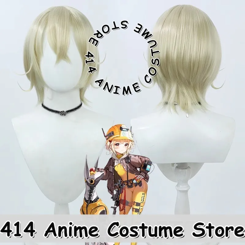 

Game & Anime Rita Cosplay Wig NIKKE Goddess of Victory Blonde Short Heat-Resistant Fiber Synthetic Hair