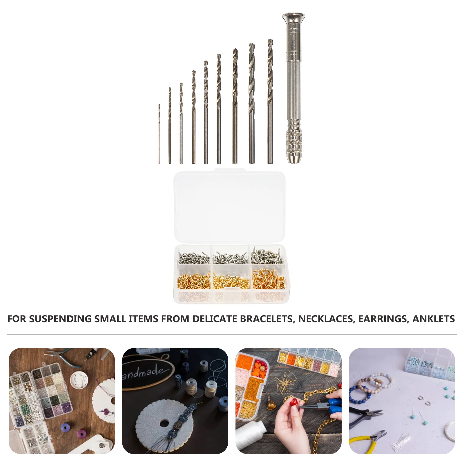 

1 set 1 Set Pin Hooks Eye Clasp Hooks Diy Art Craft Screw Eye Pins Resin Jewelry Tools Water Resistant Marine Outdoor Use