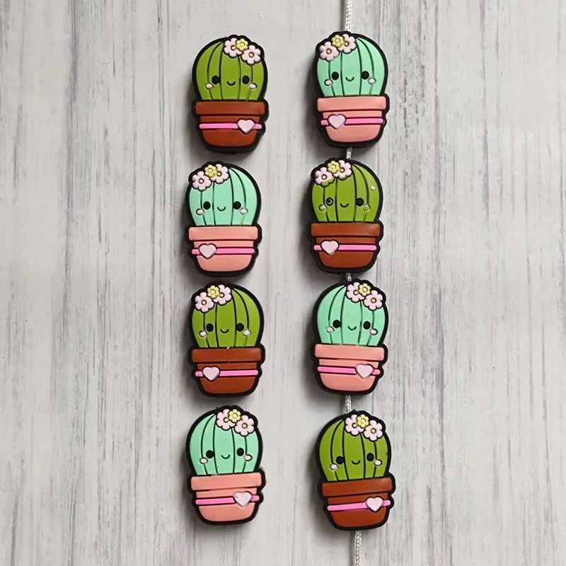 20pcs New Silicone Beads BPA Free Silicone Baby DIY Pacifier Chain Clips Beads Newborn Baby Toys Jewelry Pendant Accessories