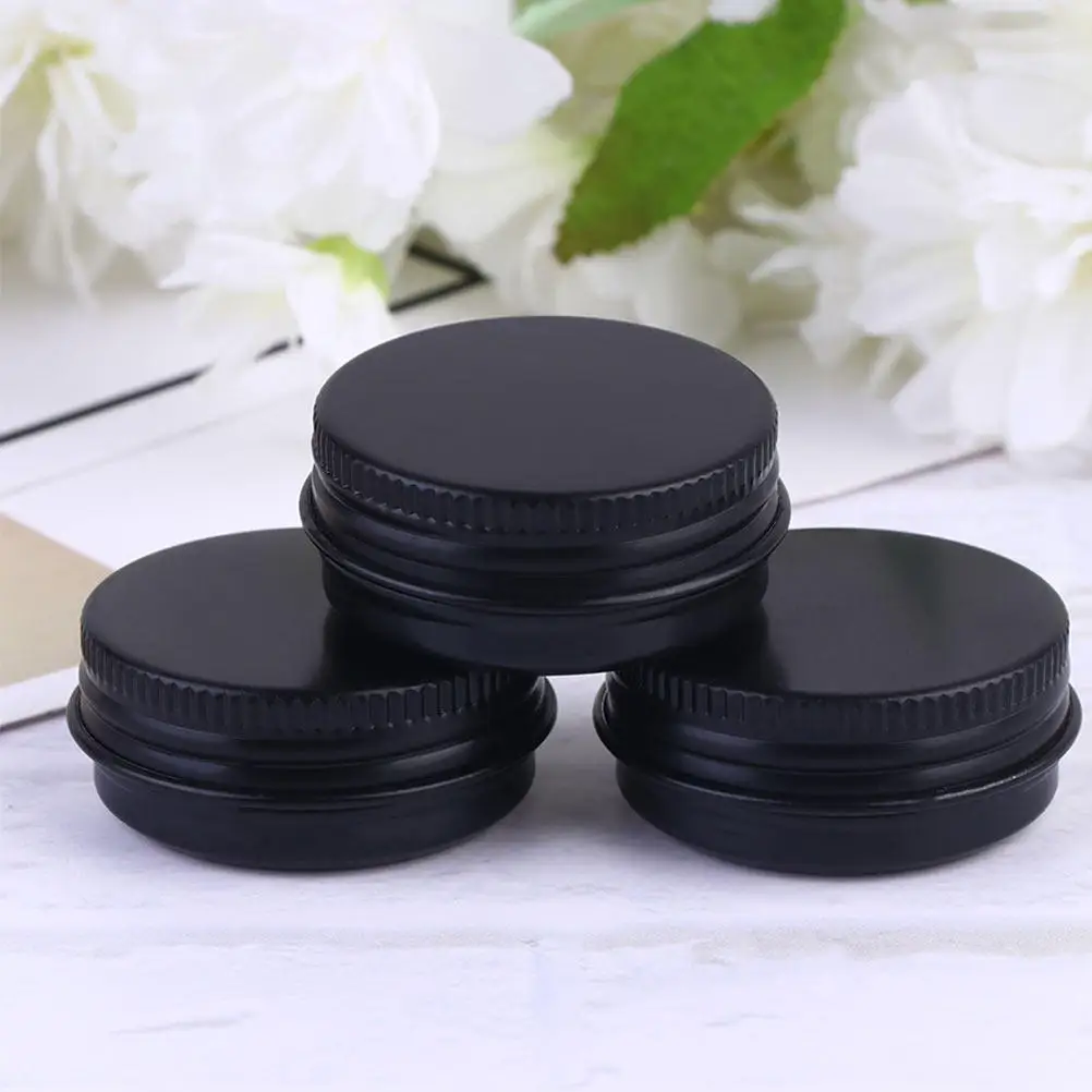 20Pcs Aluminum Box Storage Container Leakproof Cream Jar for Travel Skin Aluminum Jar