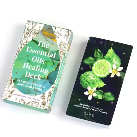 The Essential Oils Healing Deck 52 Cards 11*6cm To Enhance Body, Mind &amp; Spirit
