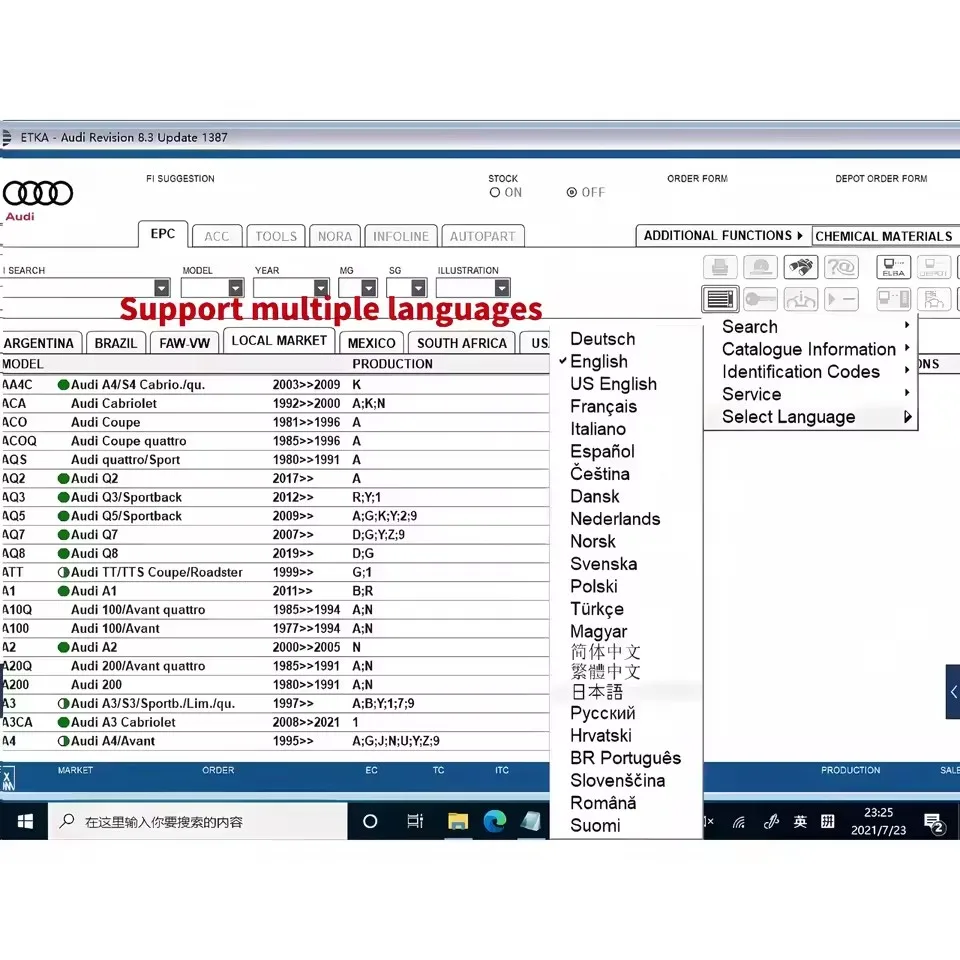 

ETKA 8.3 + ELSAWIN 6.0 Latest Vehicle Maintenance Software | Electronic Parts Catalog for VW/AUDI/SEAT/SKODA 2 sold 100K+ simila