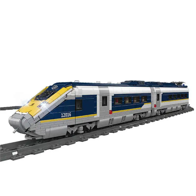Mold King 12016 1948PCS Train Series RC Eurostar E320 Train Model Building block Technology Educational Toy Festival Gifts