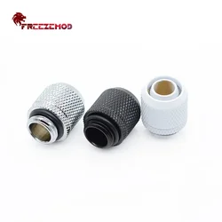 FREEZEMOD brass fitting computer water cooler  for ID8*OD12mm pvc tube.Hose, ID8*OD12mm soft tube ,8*12mm soft Pipe, HRGKN-B2H