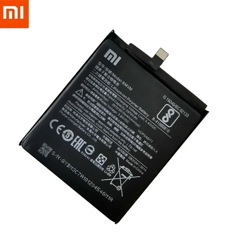 Batterie de remplacement d\'origine pour Xiaomi Mi 9 SE ATA 9 SE BM3M 2024 mAh, batterie 24.com BatBR, expédition rapide, 3070 ans