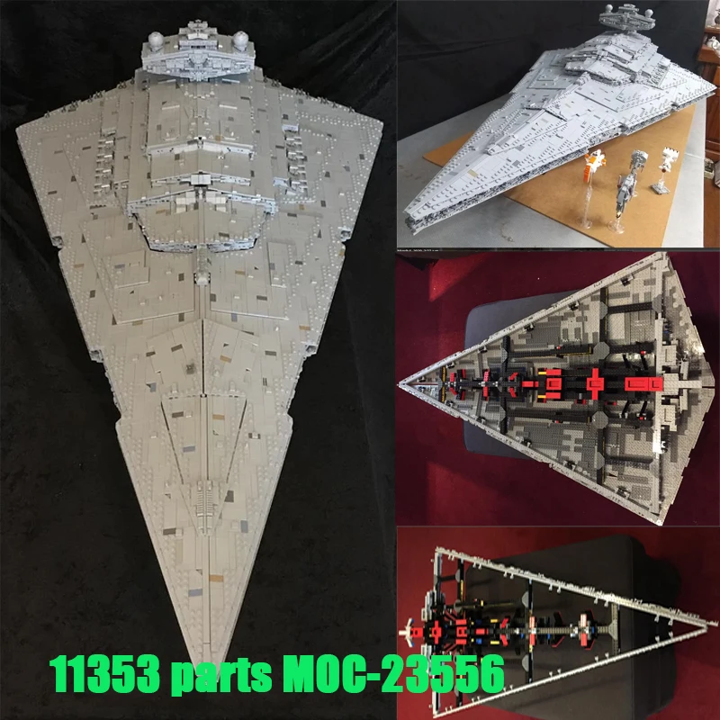

Набор деталей Stern Spielzeug Wars Ziegel Kaiser Destroyer Moc-23556 Isd Monarch Modell Bausteine, рождественские подарки