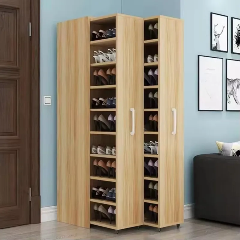 New Design Fashion Hot Sale Modern Style Thin Style Corridor Foyer Storage Rack Indoor Tipping Bucket Shoe Cabinet