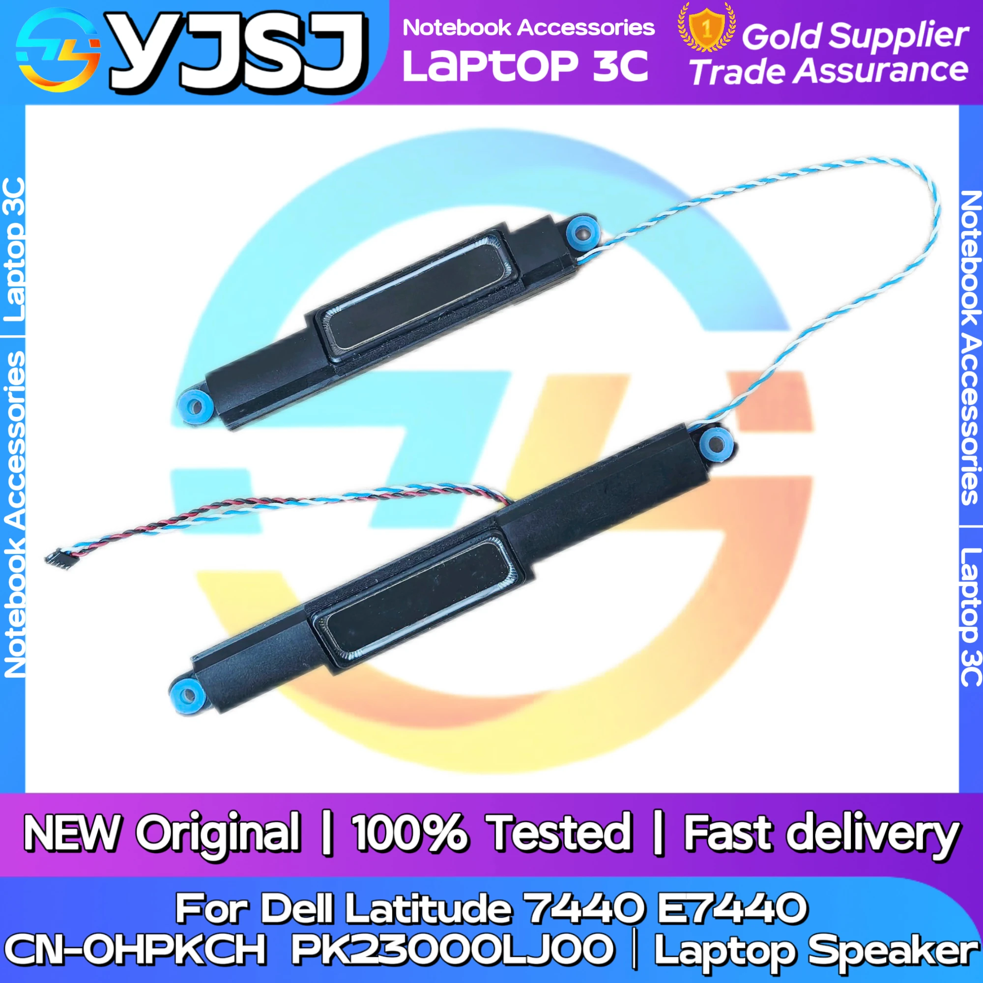 

New Original Laptop Notebook Audio Speaker For Dell Latitude 7440 E7440 built-in speaker horn audio CN-0HPKCH PK23000LJ00