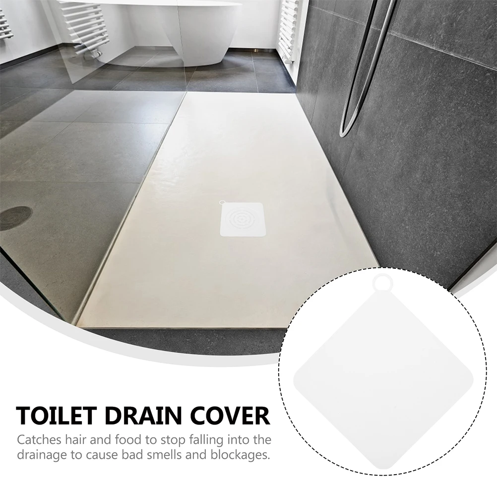 

2 Pcs Insect Mat Odor-proof Floor Drain Stopper Hair Catcher Hower Cover Filter Bathroom Sink Strainer Prevents Sewer