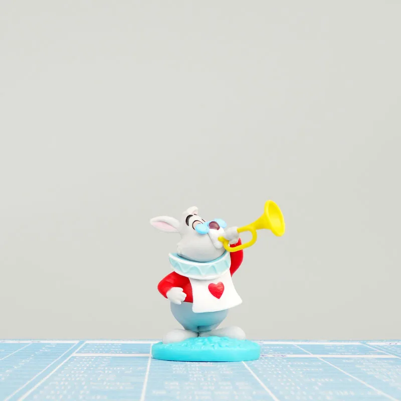 6pcs/set DSN Anime Alice in Wonderland Action Figure Cartoon PVC Model Toy Doll Kawaii Figurine Cake Decoration Gift - view 4