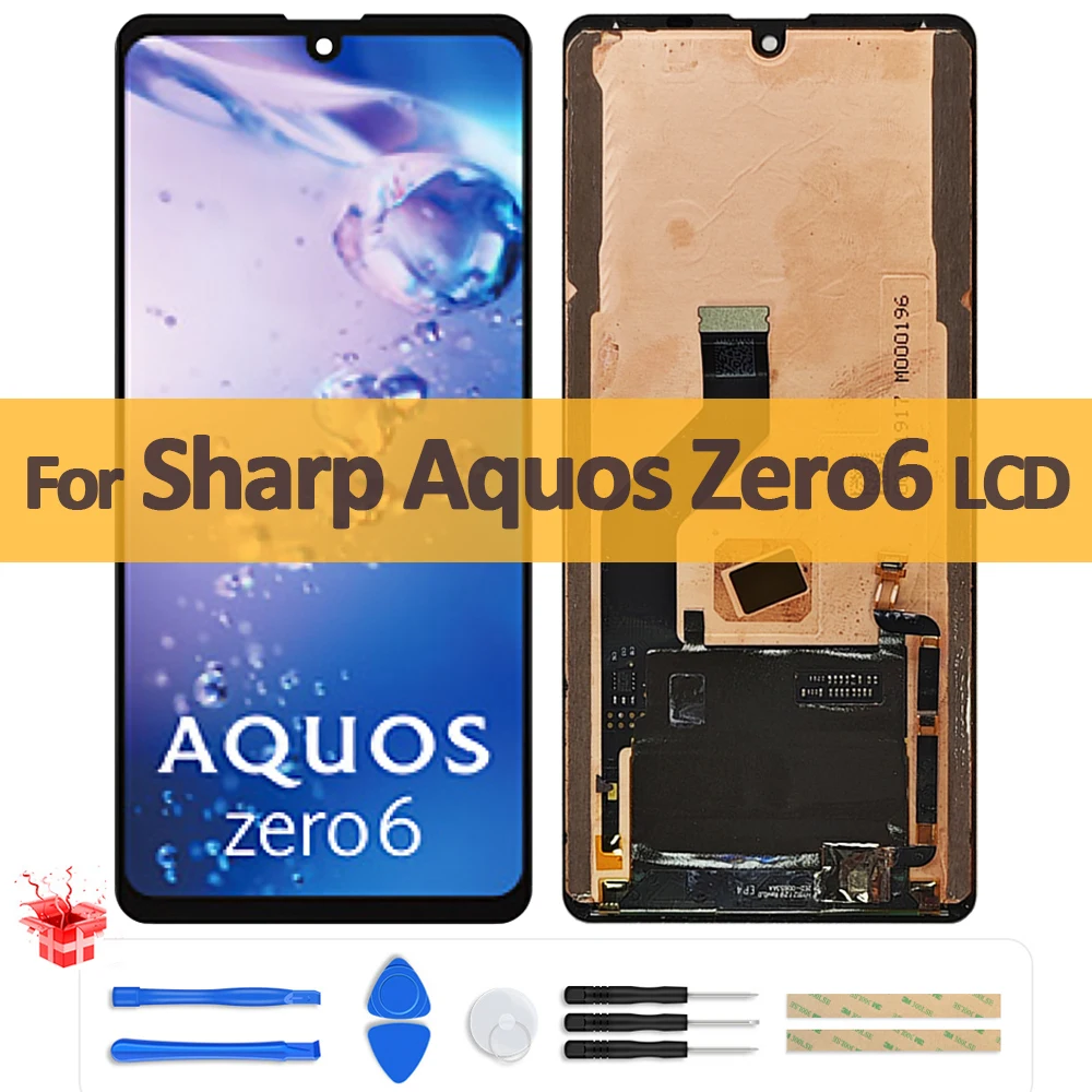 

6,4 "оригинальный OLED-дисплей для Sharp Aquos Zero6, ЖК-дисплей, дигитайзер сенсорного экрана в сборе для Sharp Aquos Zero 6, замена экрана