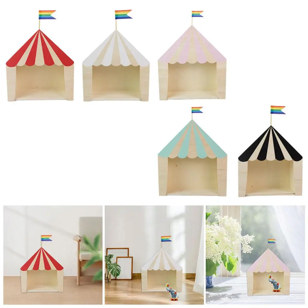 

Деревянный органайзер в форме шале для управления экономией хранения для дома