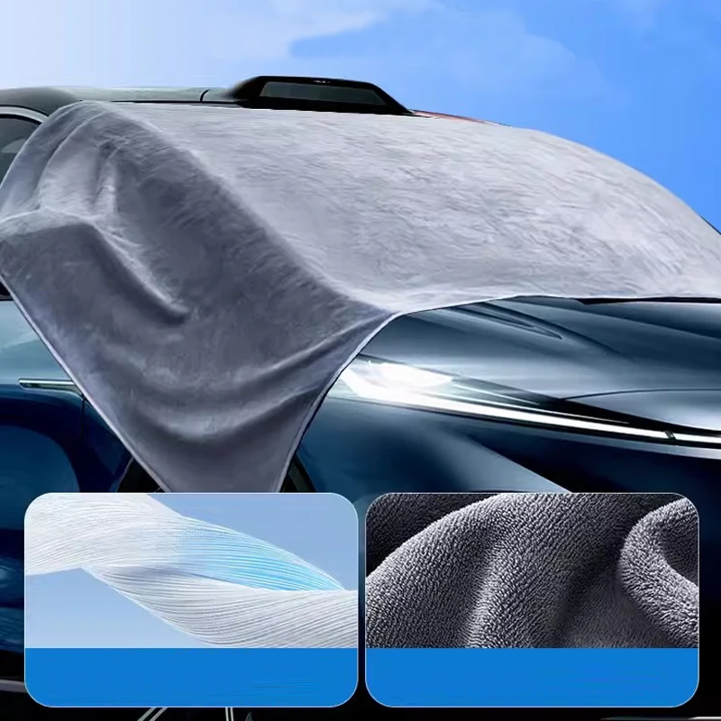 Large towel Microfiber Cleaning Towel Super Absorbent Thicken Soft Drying Cloth Car Body Washing Towels Car cleaning towel Clean