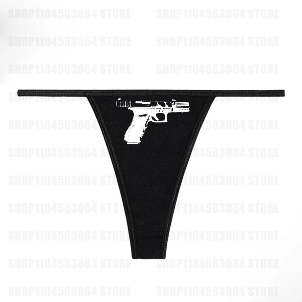 2026 new women's pistol printed underwear thong summer European and American re… - Image 4