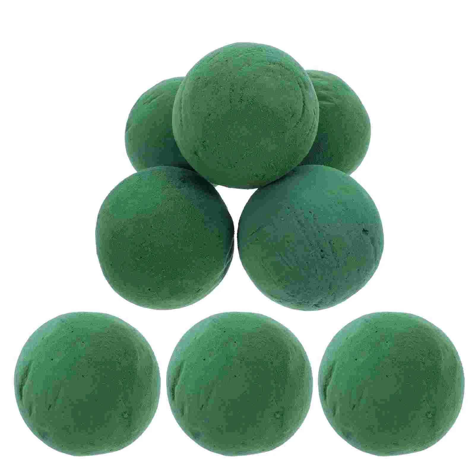 8 Pcs Simulated Flower Ball Arrangement Absorbent Foam Sponge for Arrangements Round Crafts Floral Packaging Mud Stand