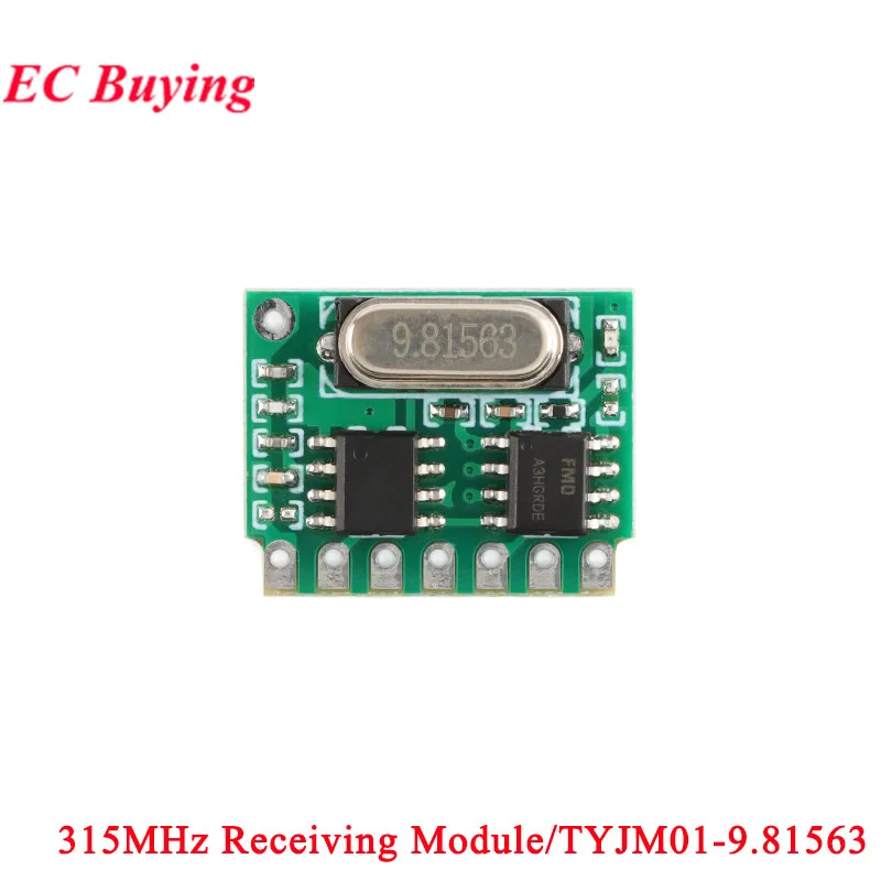 5Pcs/1pc 315MHz 433MHz Receiver Module Wireless Board PT2272 DIY Electronic ASK OOK TYJM01A-K PT2262 EV1527 SC5211 HS2240