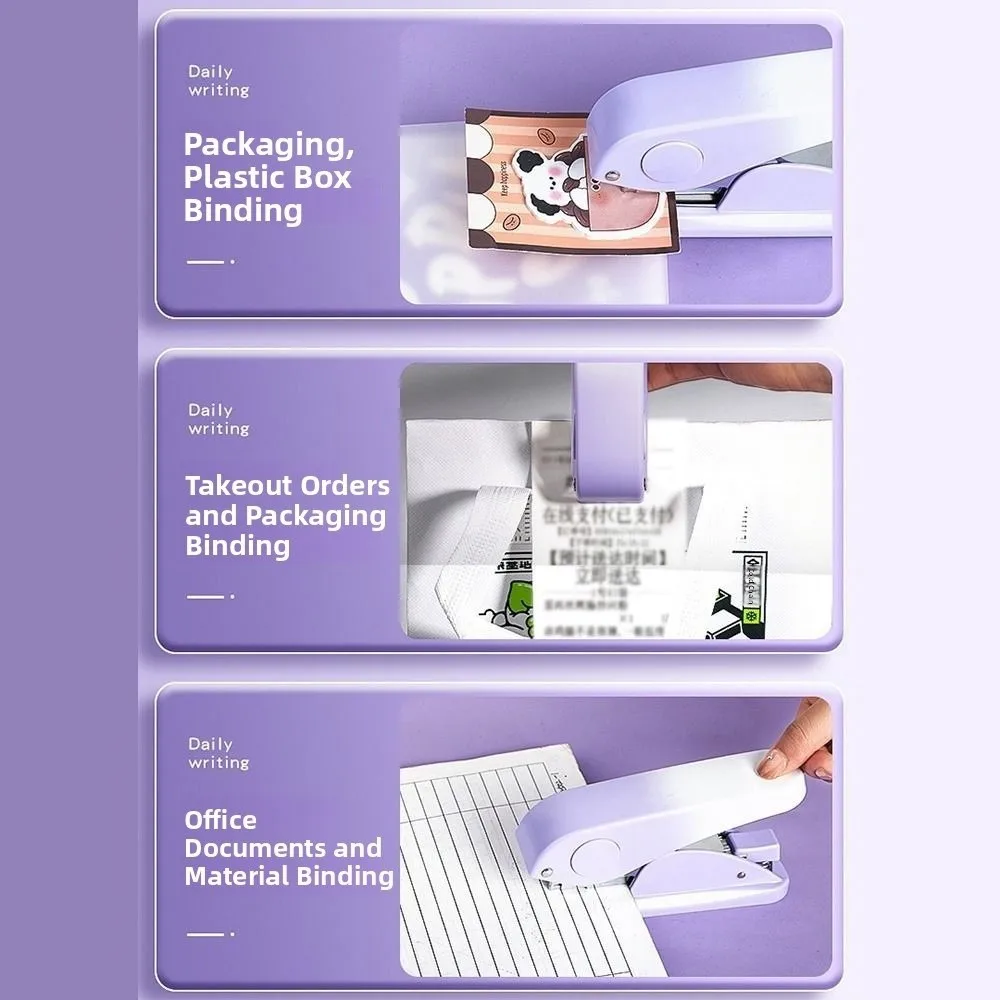 Multifunction Labor-Saving Stapler Metal Portable Paper Stapling Machine Up To 25 Pages Simple Desk Stapler Office School Use