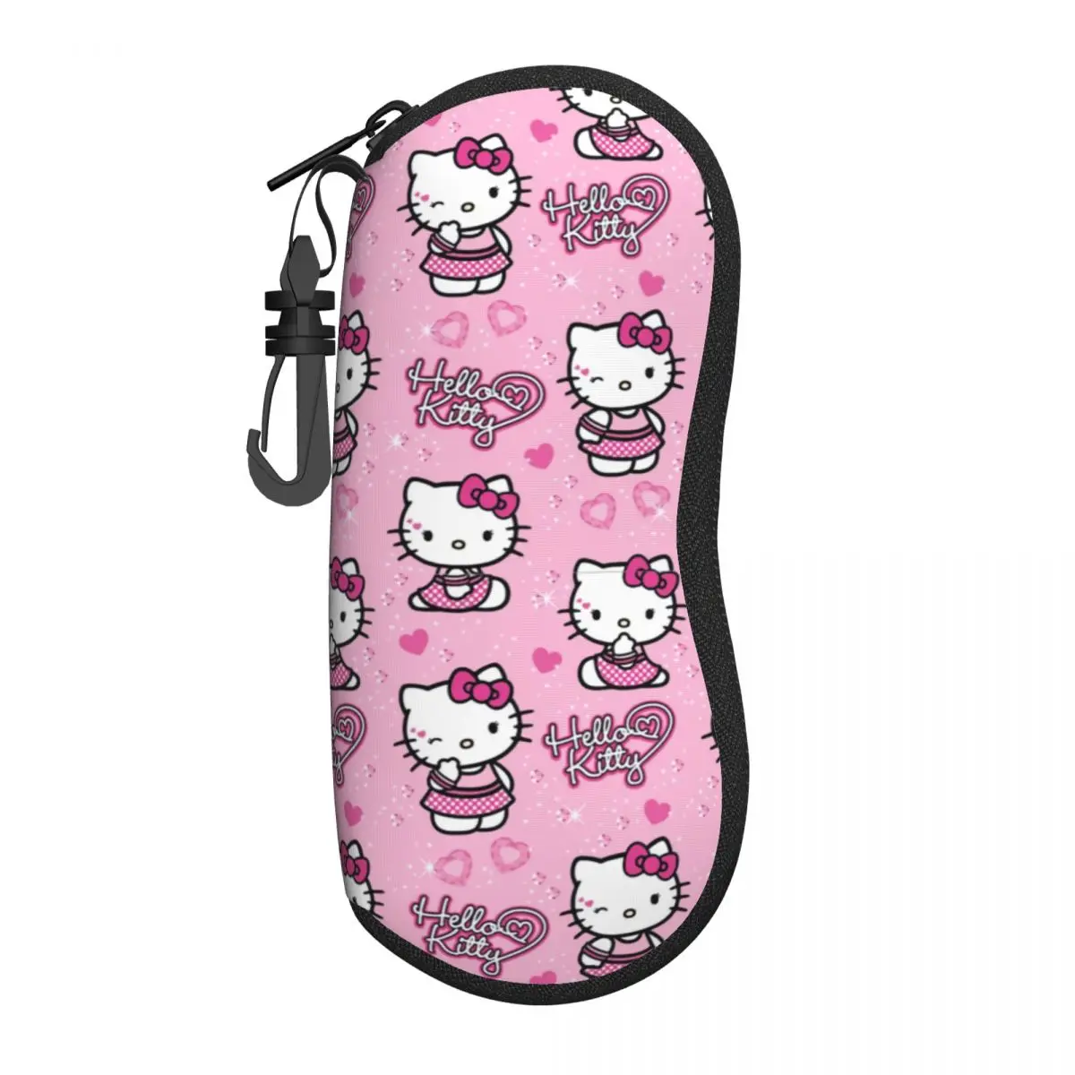 

Мультфильм аниме Hello Kitty Bow Shell защитные чехлы для очков крутой чехол для солнцезащитных очков сумка для очков