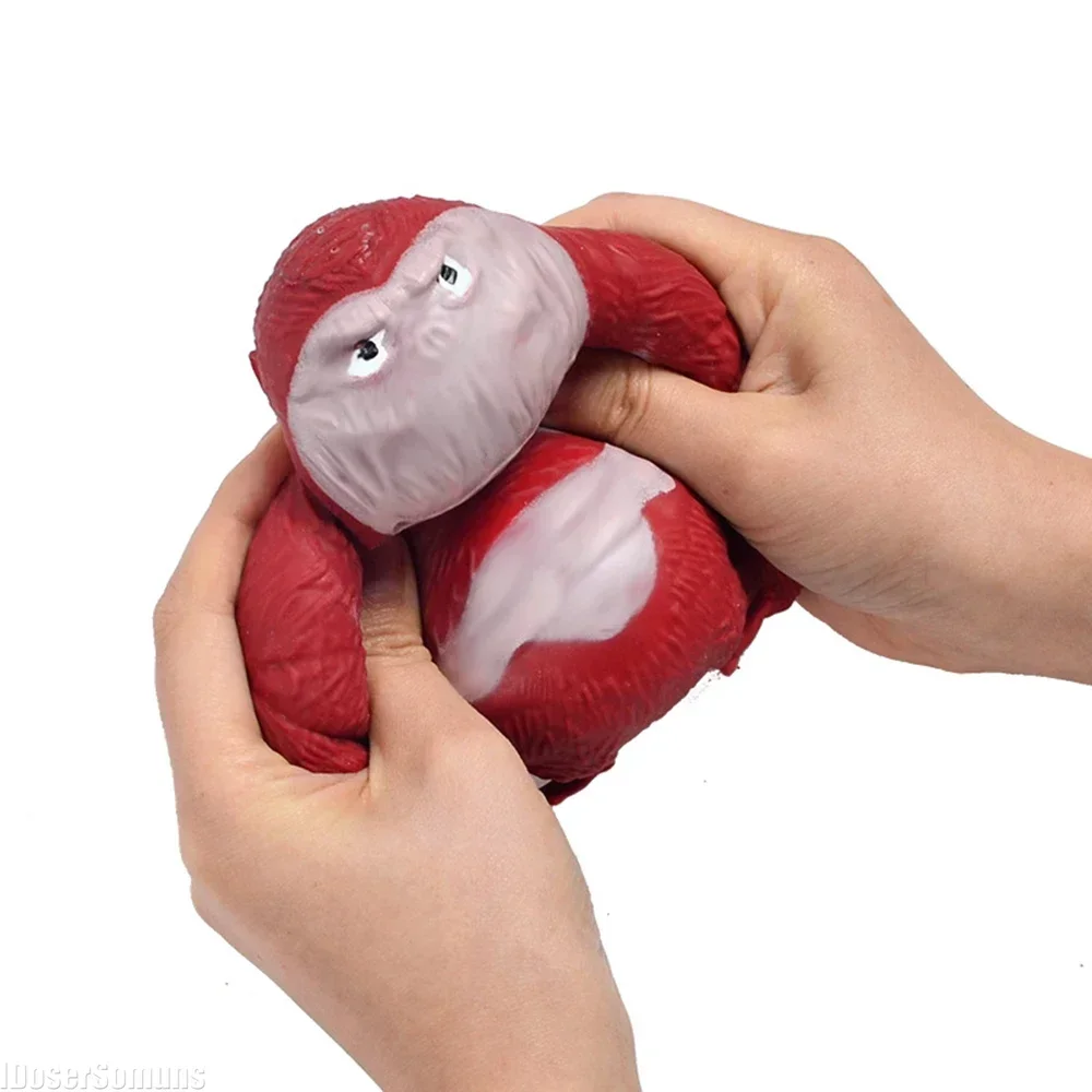 Squishy Fidget Orangutan Elastic Monkey Antistress Toy for Adult and Children Soft Fun Gift Home Decoration New Big Giant Spongy