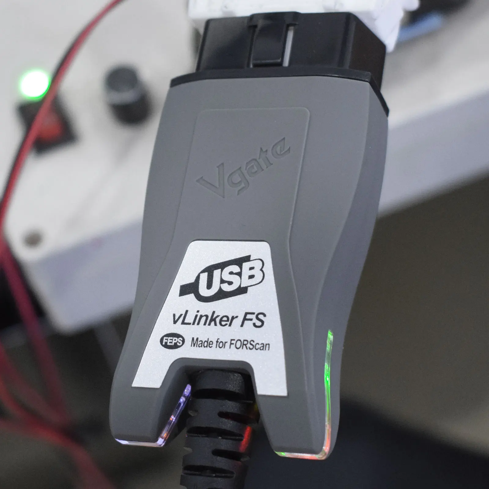 Schneller Versand Vgate VLinker FS ELM327 für Ford/Mazda FTDI-Treiber Perfekt für FORScan Original OBDII OBD Auto-Diagnosescanner-Schnittstellenwerkzeuge
