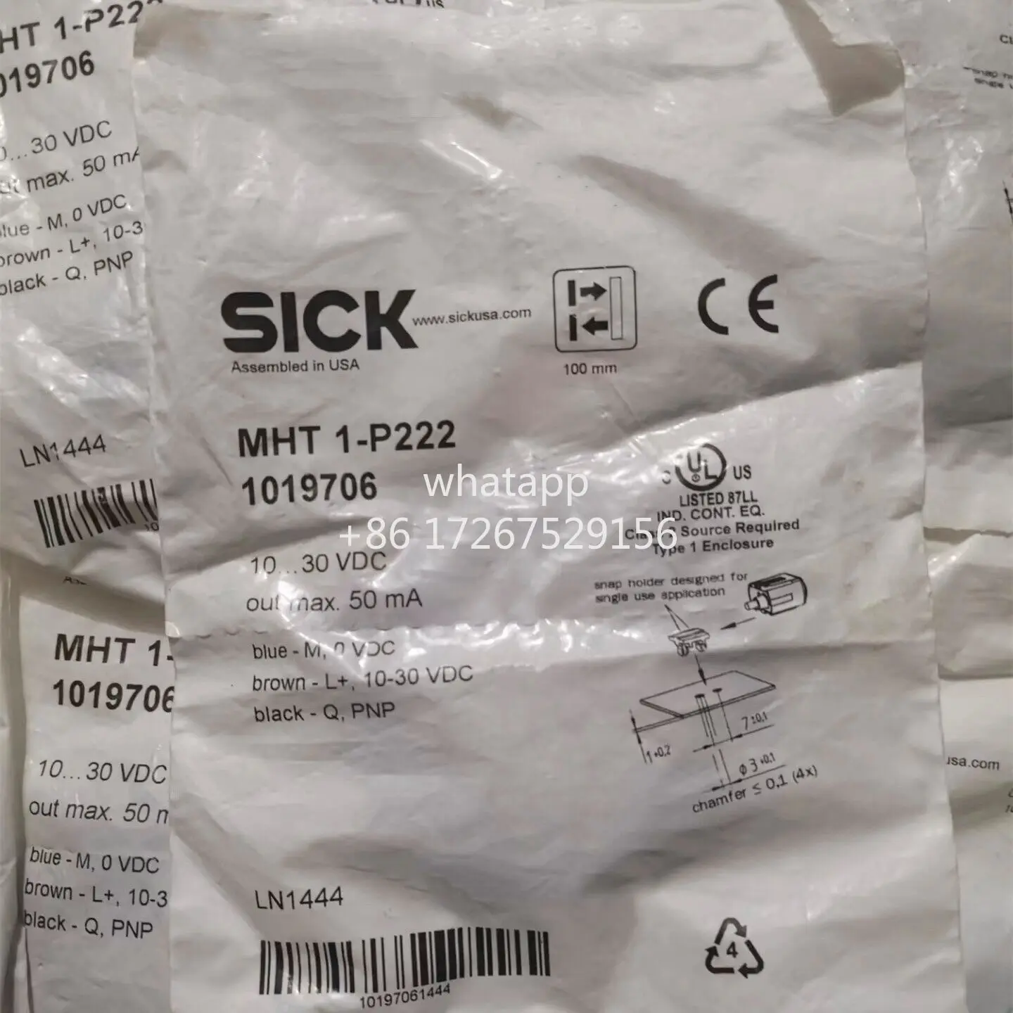 

Разъем SICK MHT1-P222 1019706