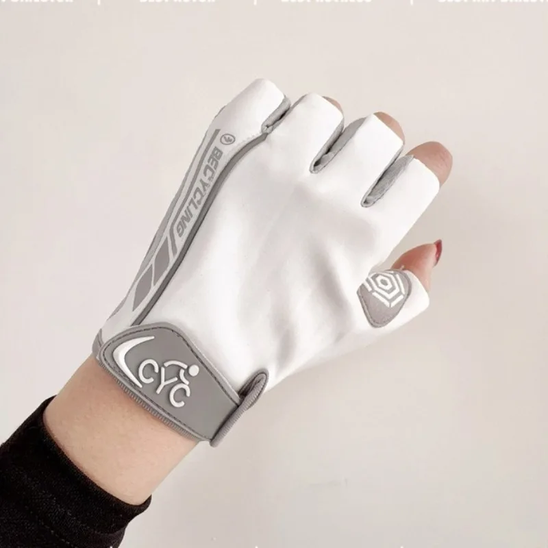 Women Fitness Gloves Lightweight Liquid Silicone Anti-slip Single Bar Weightlifting Anti-callus Cycling Gym Training Sport Hand