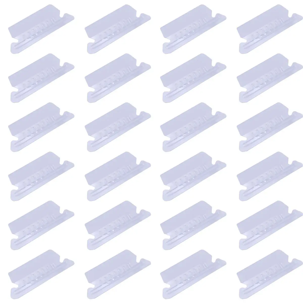 PVC Label Transparent Rack Clip Advertising Folder Lightweight Shelf Transparent Rack Clip Office Use