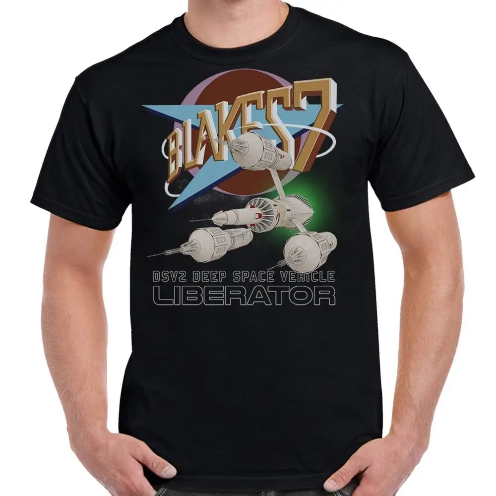 Blakes 7 LIberator And Logo Adult T-Shirt Y2K tops Unisex Summer Short Sleeve