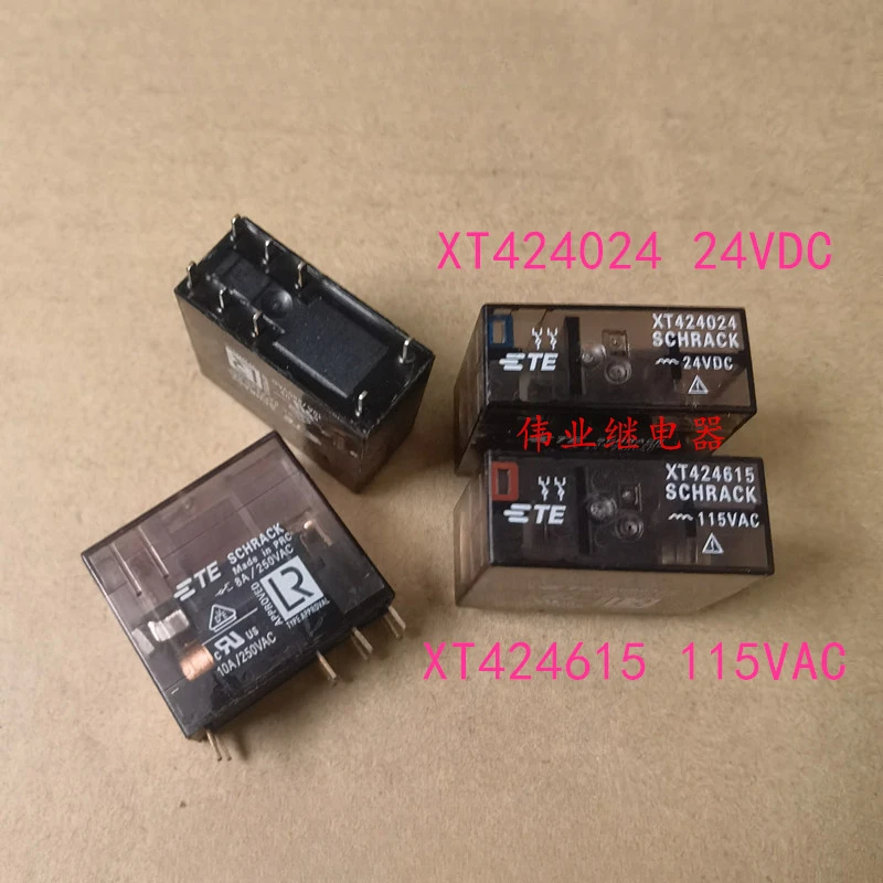 

（Brand-new）1pcs/lot 100% original genuine relay:XT424024 24VDC XT424615 115VAC 8pins 10A