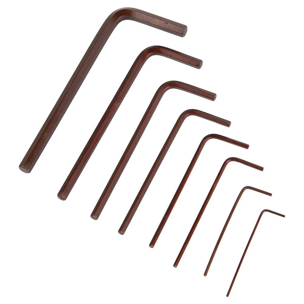 8pcs Small Hex Key Wrench Set 0 7 4mm Hexagon L Type Alloy Steel Tools for Repair and Assembly of Precision Machinery Components