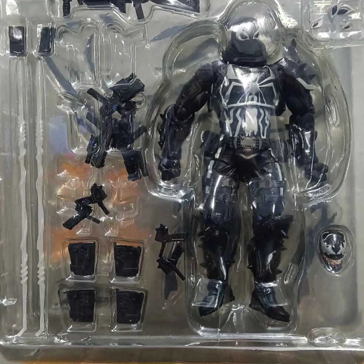 ของเล่นร้อน Ct ของเล่น Spiderman Agent Venom Shf Amazing Yamaguchi Spider-Man อะนิเมะ Action Figure ตุ๊กตาของขวัญวันเกิด