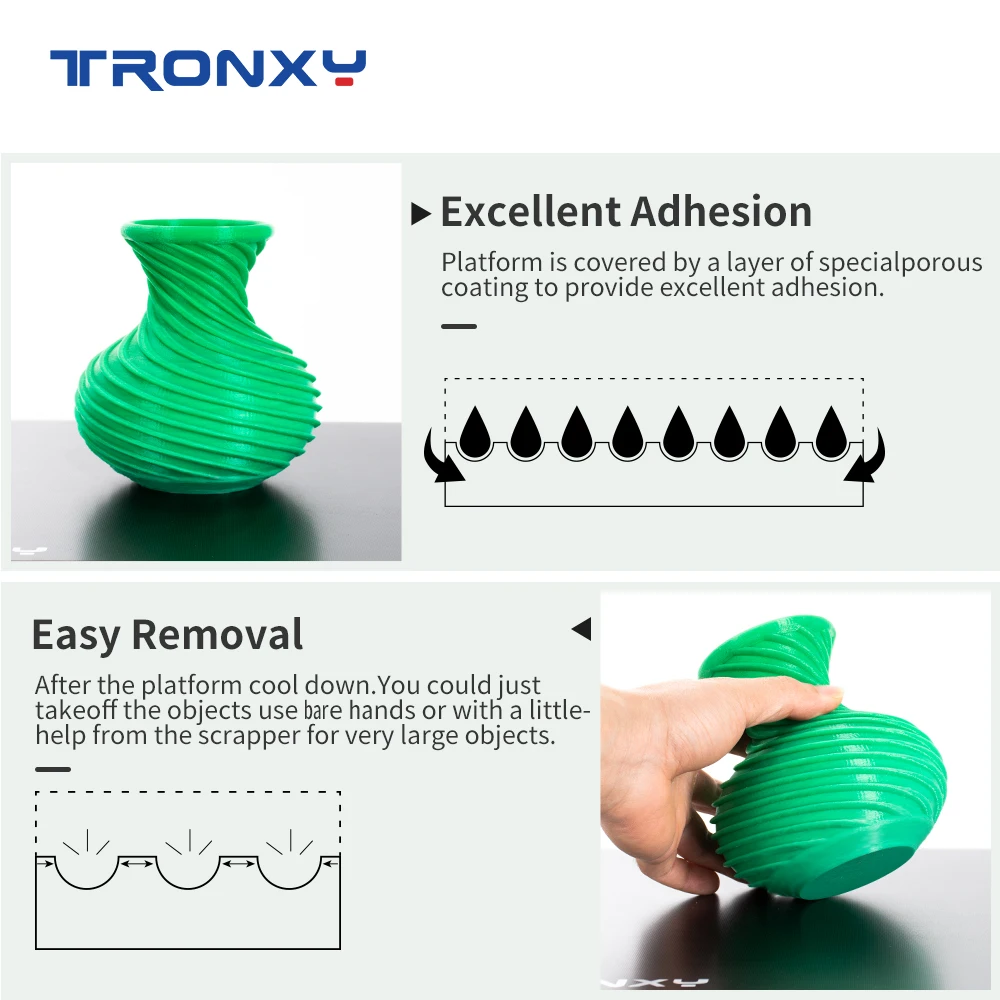 TRONXY 3D Afdrukken Glazen Plaat 235*235*4mm Ultrabase Verwarmd Bed Bouwen Oppervlak 3D Printer Onderdelen platform Hot Bed Rooster Glas