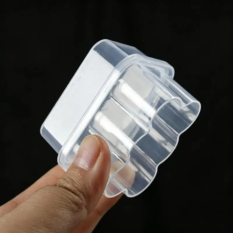 BA3 Ampoule Holder Clear Plastic Vial Storage Tray 3ml Serum Sample Skincare Bottle Organizer 2 4 6 10 Slots Cosmetic Storage Ac
