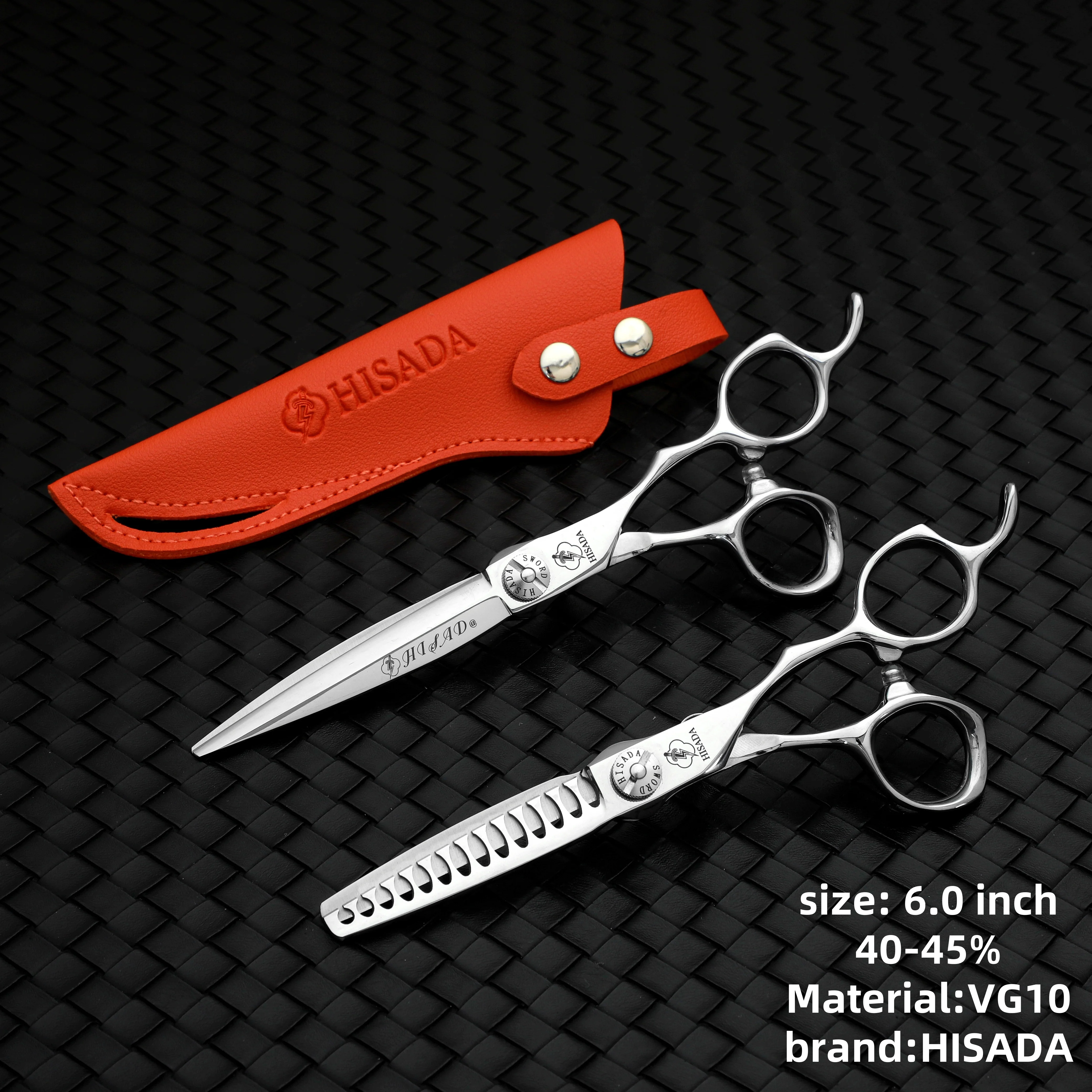 HISADA kappersschaar  professionele kappersschaar 6,0 inch schaar VG10 materiaal professionele kappersschaar
