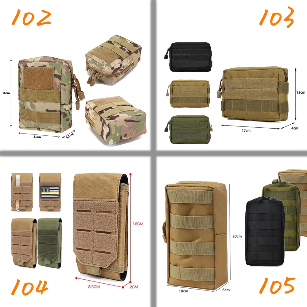 Tactical Bags Molle Pouches Waist Bag for Men